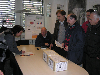 Dépôt du référendum à Saint Gervais - 26.01.09
