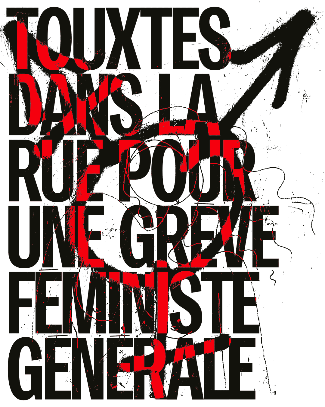 Visuel de solidaritéS pour la Grève féministe 2023