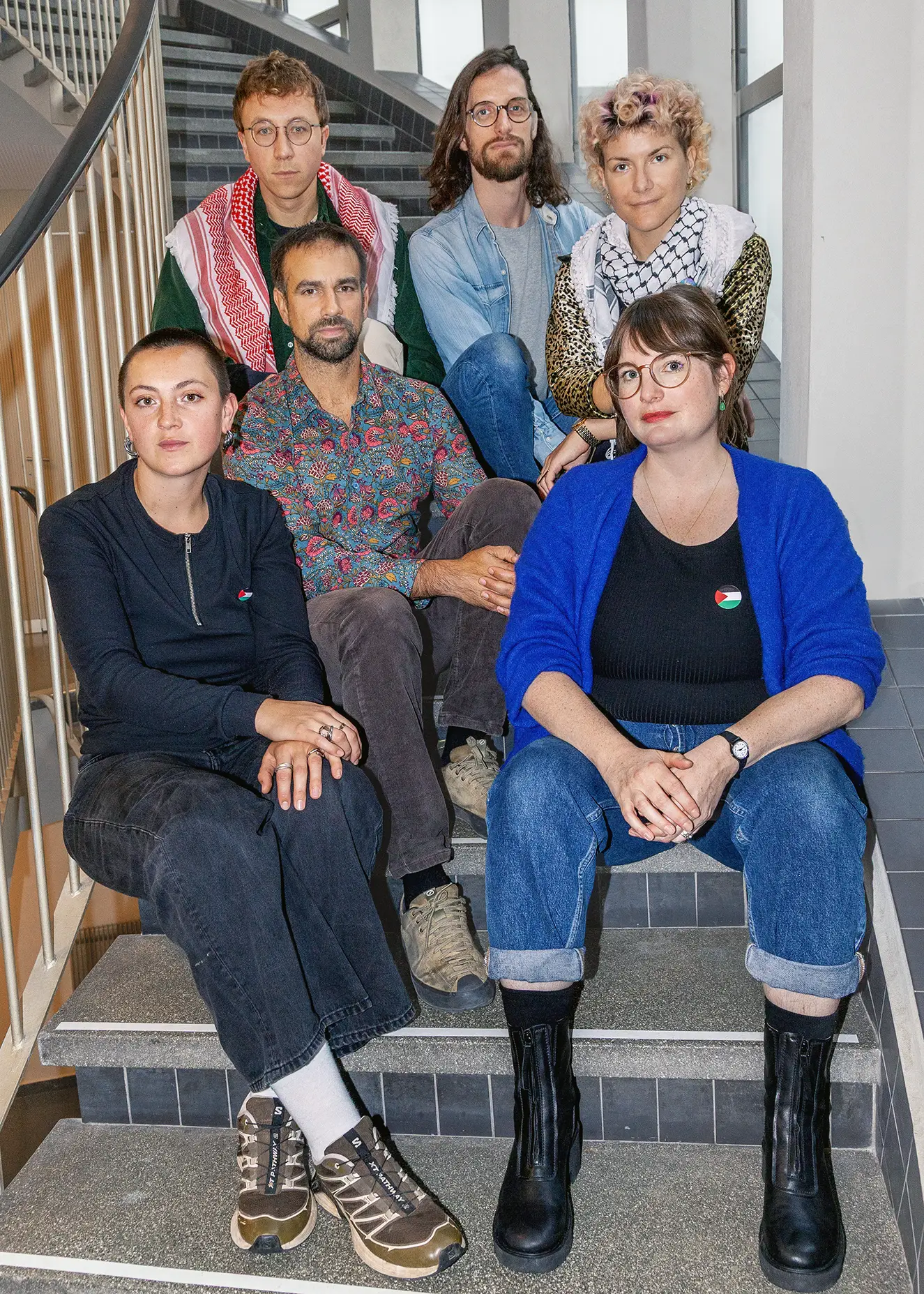 Candidat·exs à la Municipalité de Lausanne aux élections de mars 2026. Guillaume Matthey, Julien Nagel, Léonie Kovaliv, Johann Dupuis, Agathe Raboud Sidorenko