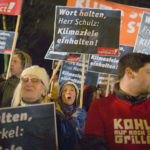 Manifestation pour que les «objectifs climatiques 2020» ne soient pas abandonnés lors des négociations, Berlin, 11 janvier 2018