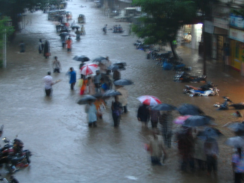 Inondations à Bombay