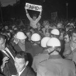 Manifestation contre le NPD à Nordhorn, Allemagne, 26 août 1969