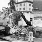Destruction du Centre femmes du MLF, Genève, 1976