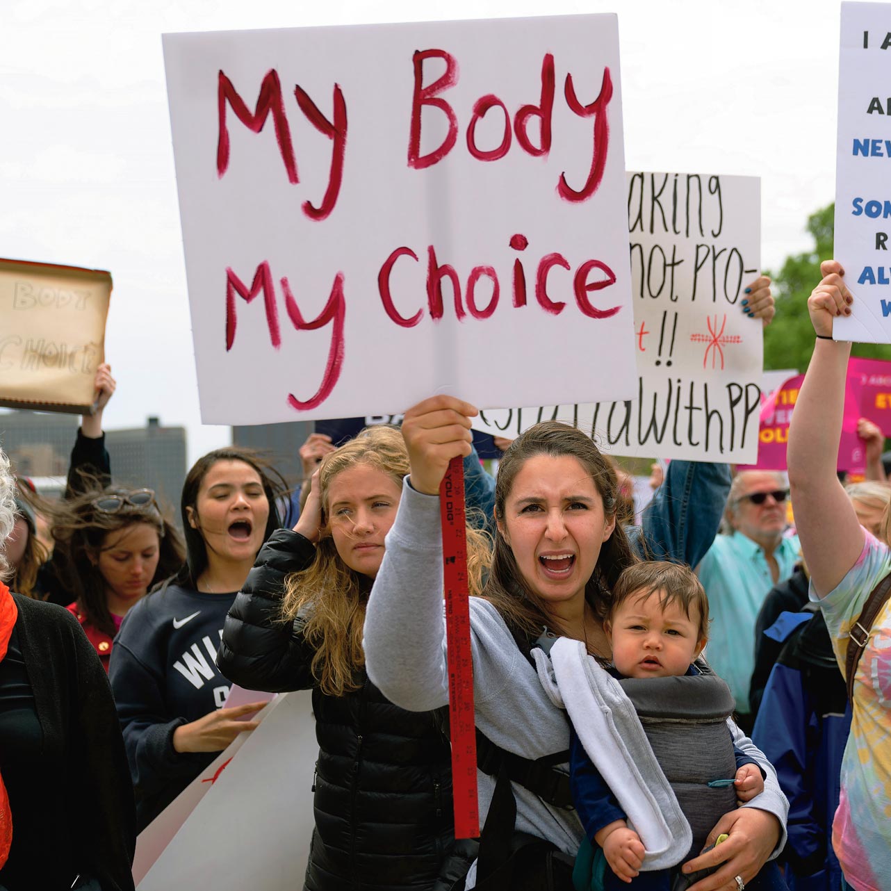 Manifestation contre l’interdiction de l'avortement, Minnesota, 2019