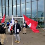Action du SSP Vaud devant le Grand Conseil, 1er décembre 2020