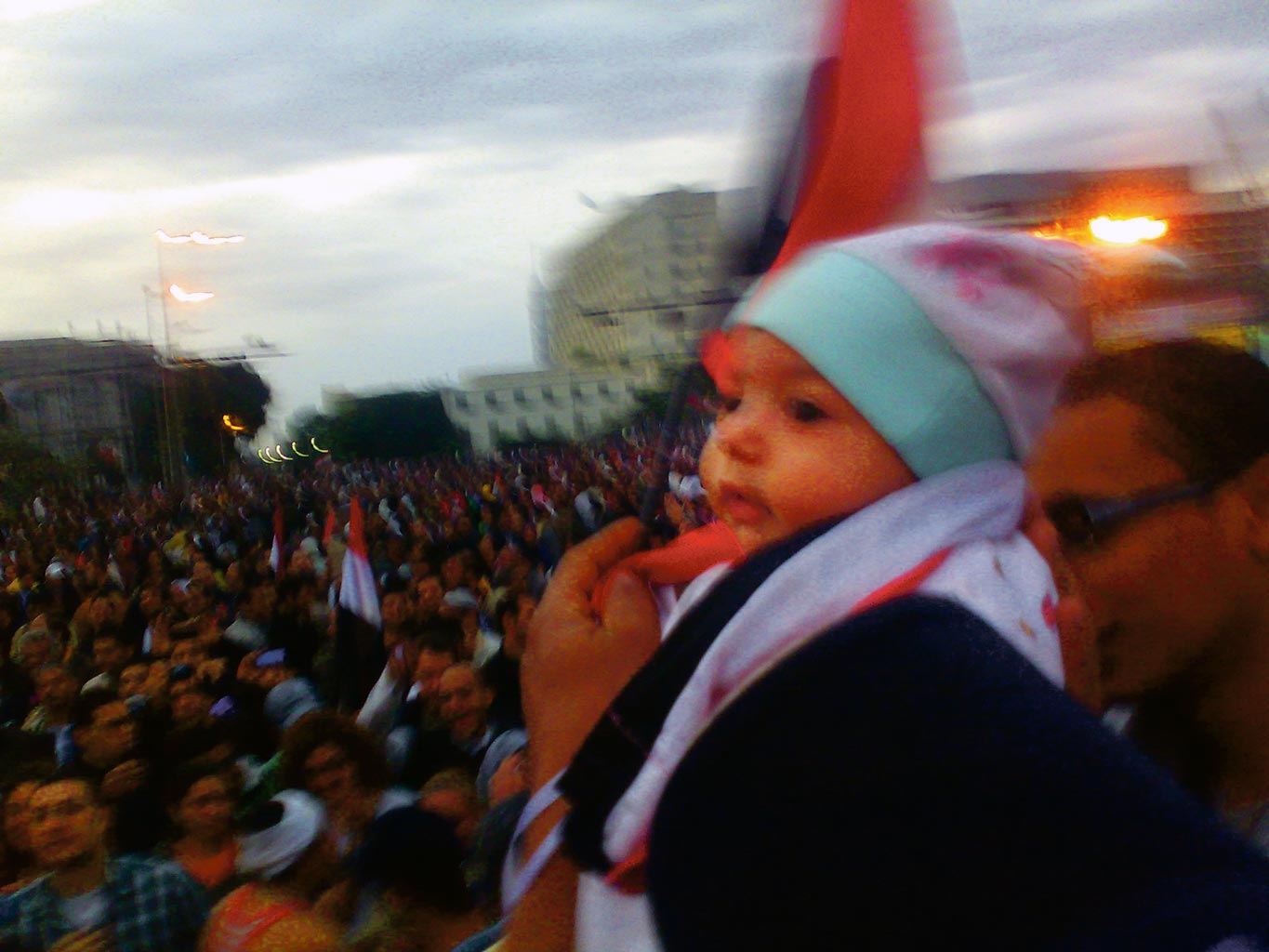 Place Tahrir, Le Caire, 4 février 2011