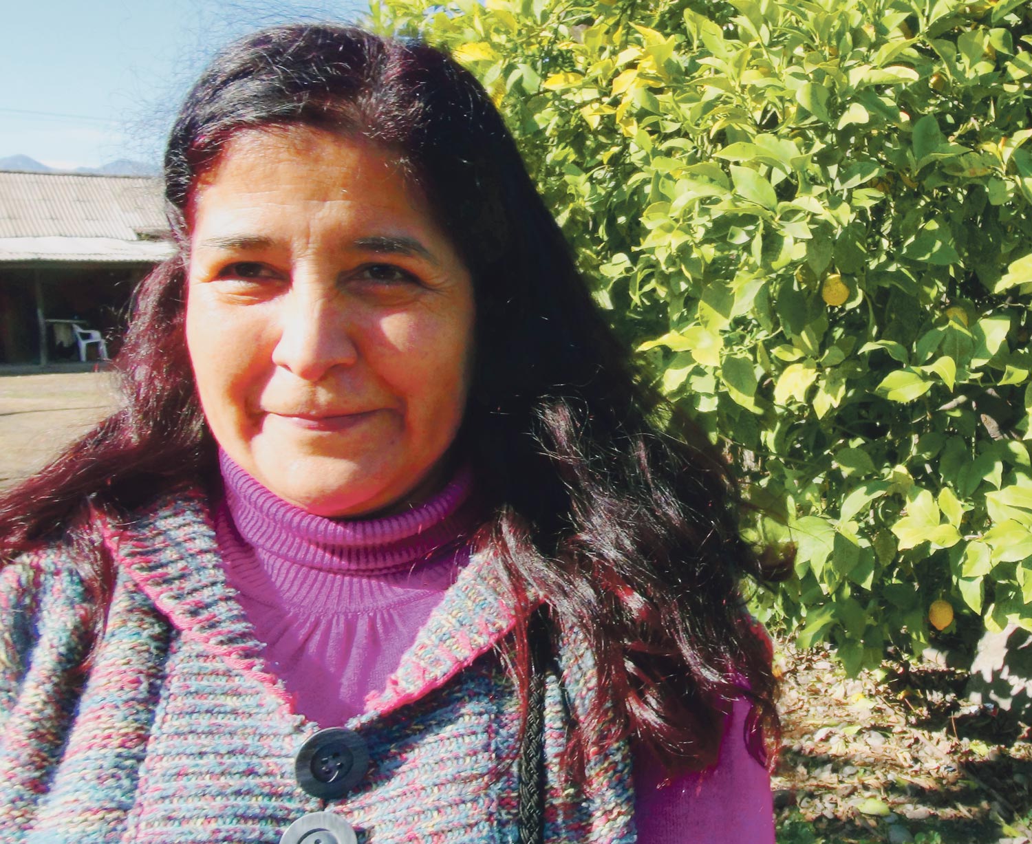 Ingrid Rivera, ouvrière agricole au Chili