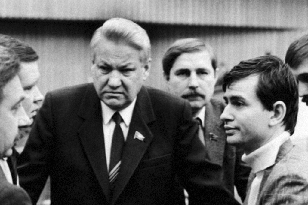 Boris Eltsine au Congrès des députés du peuple de l'URSS, 1989