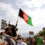 Manifestation en solidarité avec l'Afghanistan