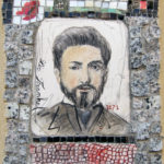 Portrait de Léo Frankel dans une mosaique