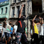 Des manifestants à Cuba