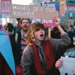 Manifestation pour le droit des personnes trans