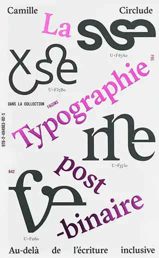 couverture du livre La Typographie post-binaire