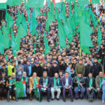 Les membres du Hamas réunis pour fêter le 32e anniversaire