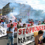 Une manifestation contre l'hébergement de personnes à l’asile dans des bunkers