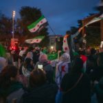 Syriens célébrant la chute du régime Assad, Genève, 8 décembre 2024