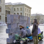 Action d’Uniterre devant le Palais fédéral