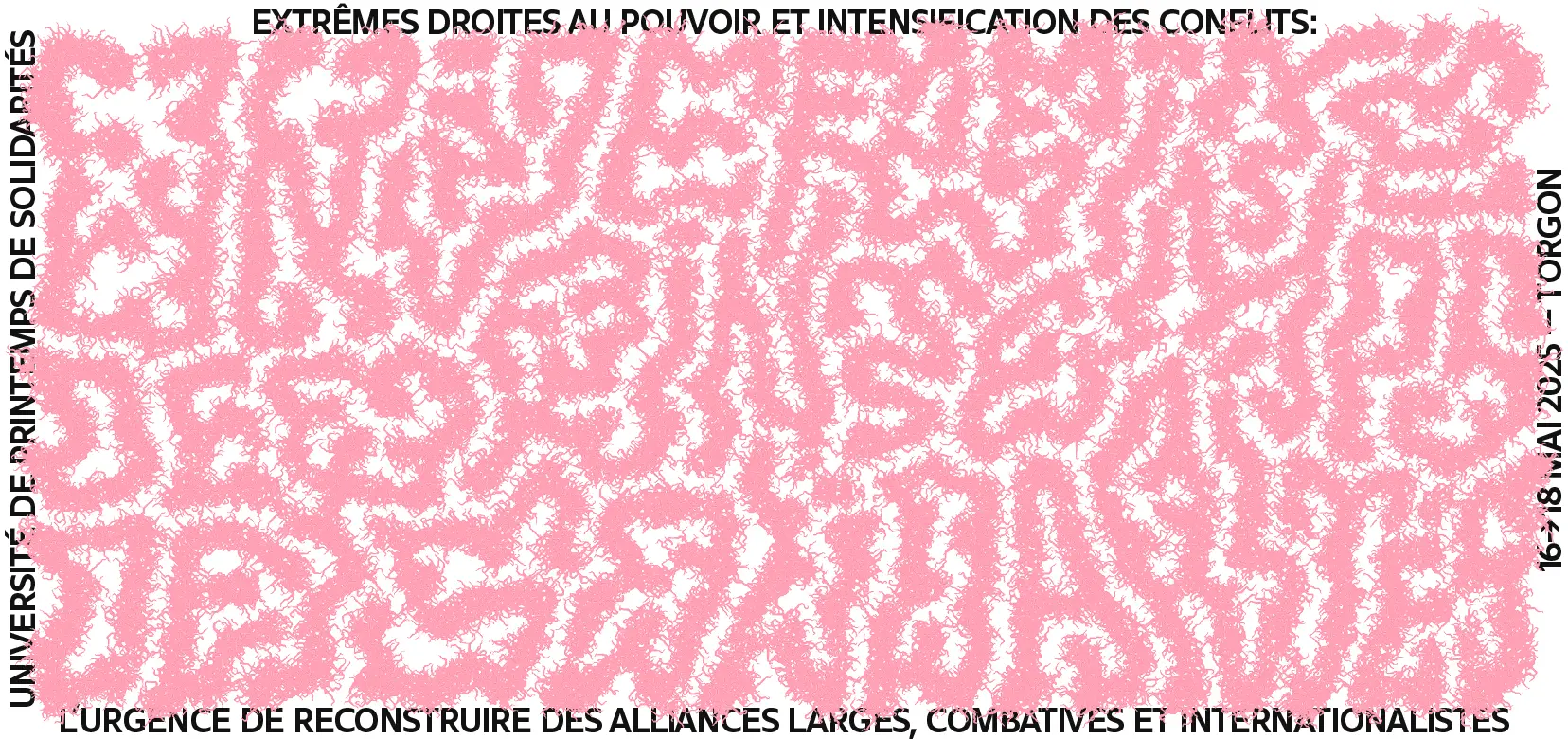 Visuel de l’Université de printemps 2025 de solidaritéS