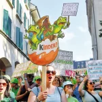 Des enseignantes manifestent à Lausanne