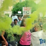 Manifestation contre la pollution aux PFAS