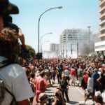 Manifestation à l'occasion de la réunion du G8, Gènes, 2001