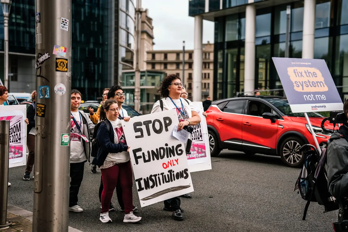 Marche « Freedom Drive » pour les droits des personnes handicapées