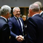 Beat Jans lors de la réunion du Conseil européen qui s’est accordé sur un règlement qui facilite l’externalisation des procédures d’asile. Bruxelles, 8 décembre 2025.