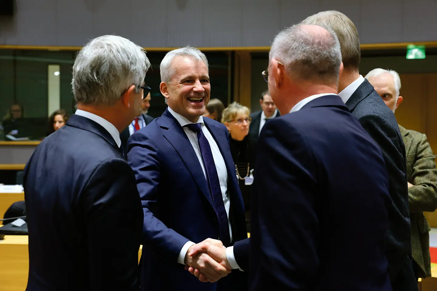 Beat Jans lors de la réunion du Conseil européen qui s’est accordé sur un règlement qui facilite l’externalisation des procédures d’asile. Bruxelles, 8 décembre 2025.