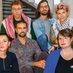 Portrait groupé de Léonie Kovaliv, Guillaume Matthey, Johann Dupuis, Julien Nagel, Franziska Meinherz et Agathe Raboud Sidorenko