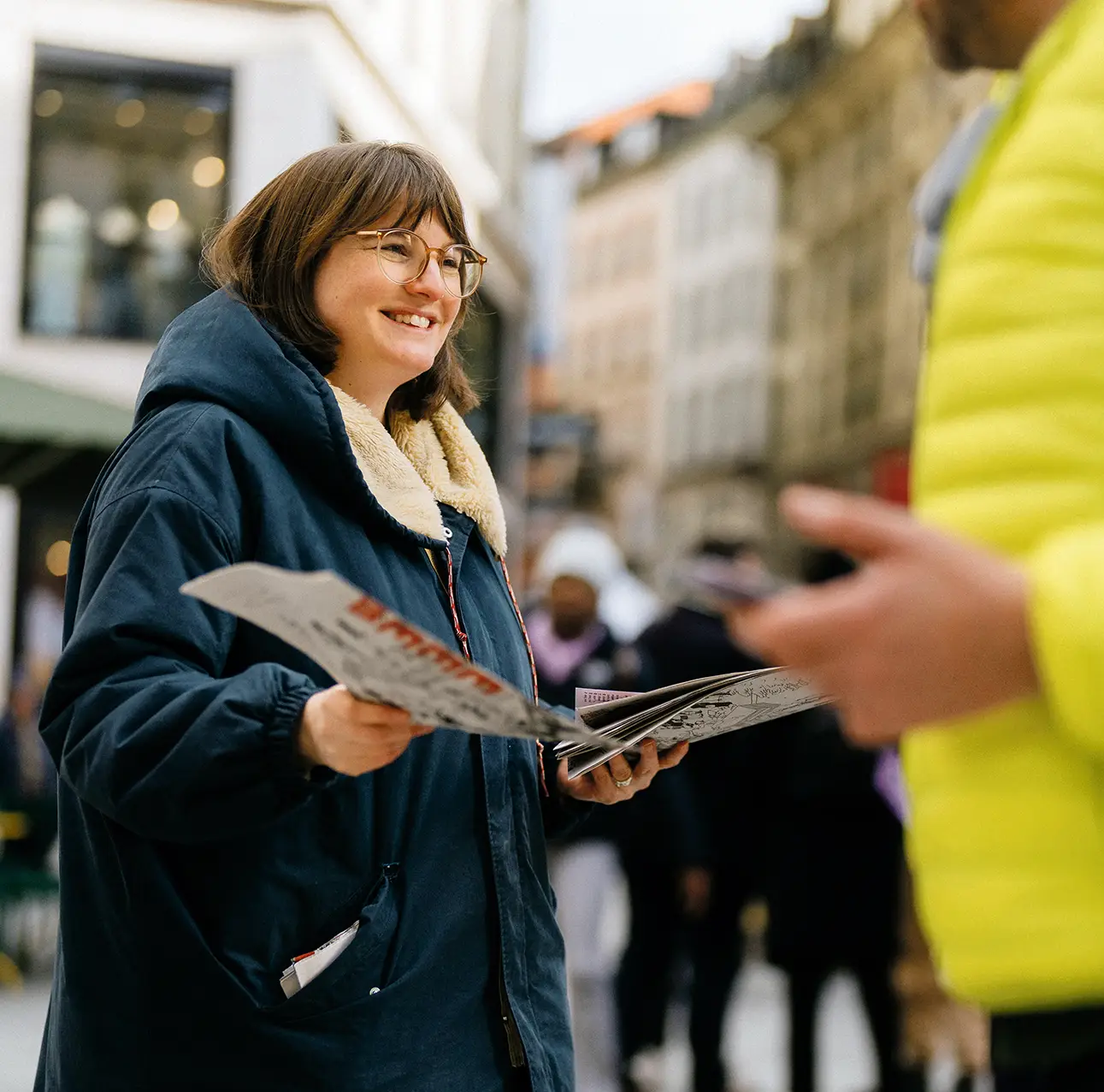 Agathe Raboud Sidorenko en campagne électorale