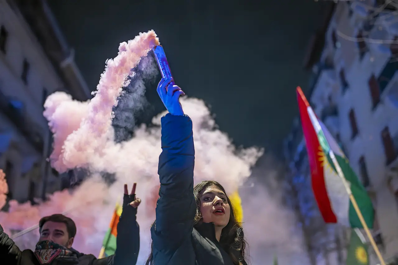 Manifestation de Kurdes à Genève