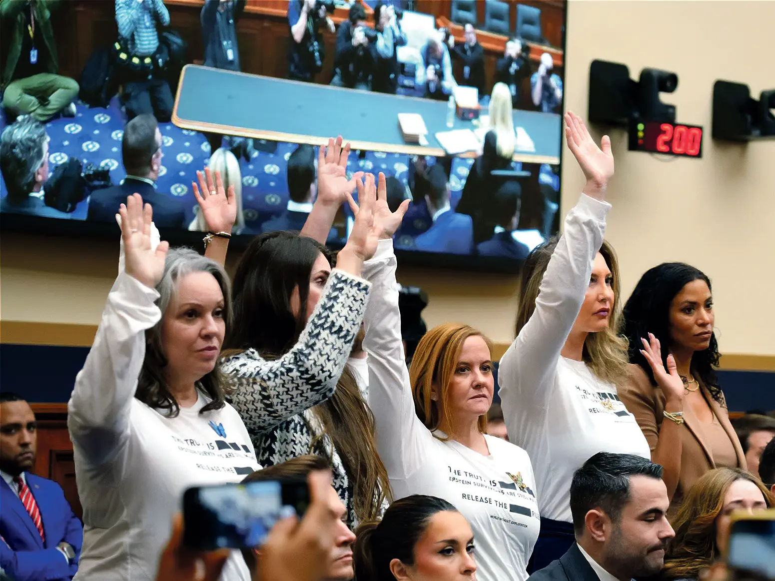 Victimes de Jeffrey Epstein au Congrès des États-Unis