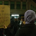 Rassemblement devant l’Hôtel de police de Lausanne