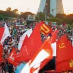 Manifestation d’ouverture du Forum social mondial 2005 à Porto Alegre