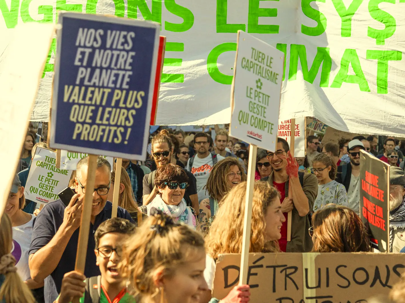 Manifestation nationale pour le climat