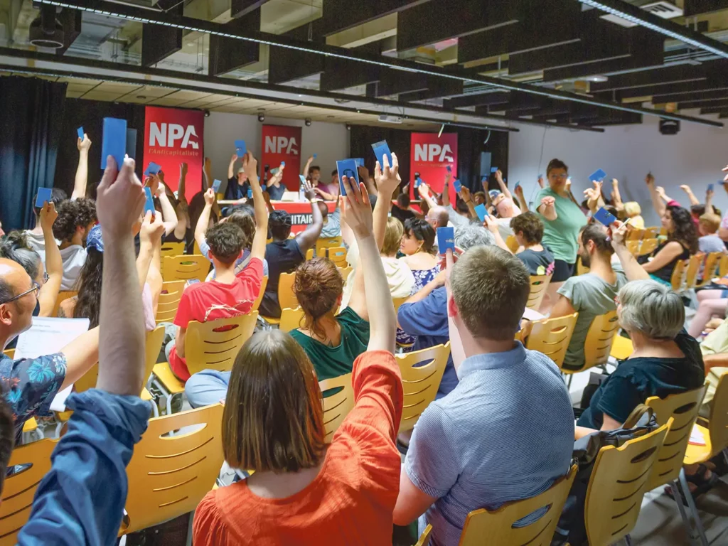 Conférence nationale du NPA lors de laquelle la stratégie pour la campagne présidentielle 2027 a été décidée
