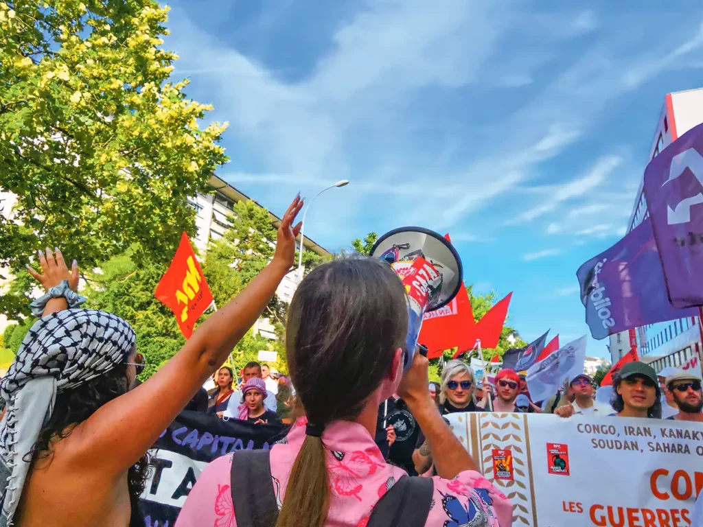 manifestation contre le G7 le 14 juin 2026 à Genève