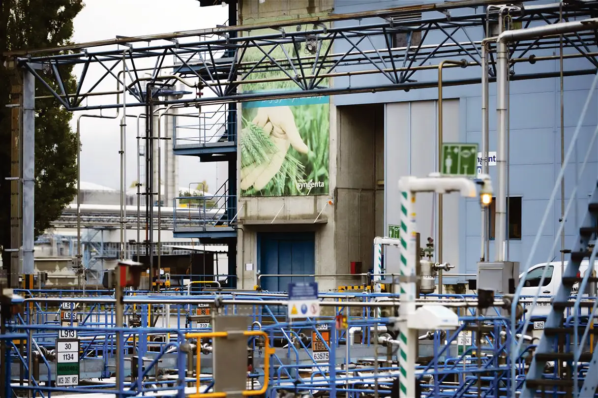 Le site chimique de Syngenta à Monthey