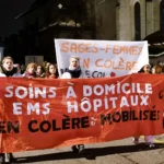 Manifestation du personnel de soins à domicile et d’EMS
