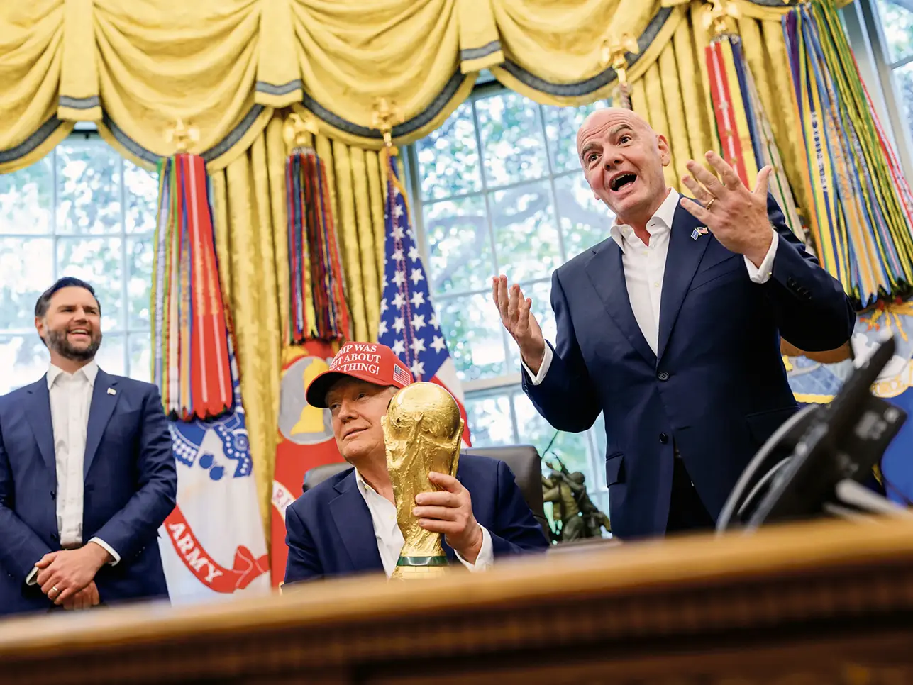 Gianni Infantino et Donald Trump