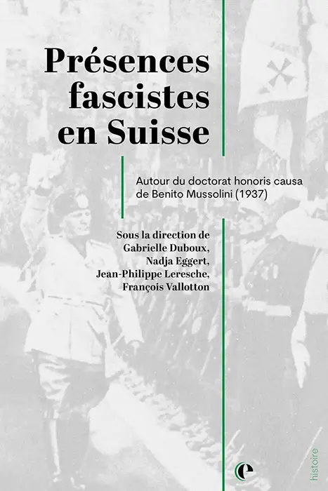 Couverture du livre Présences fascistes en Suisse