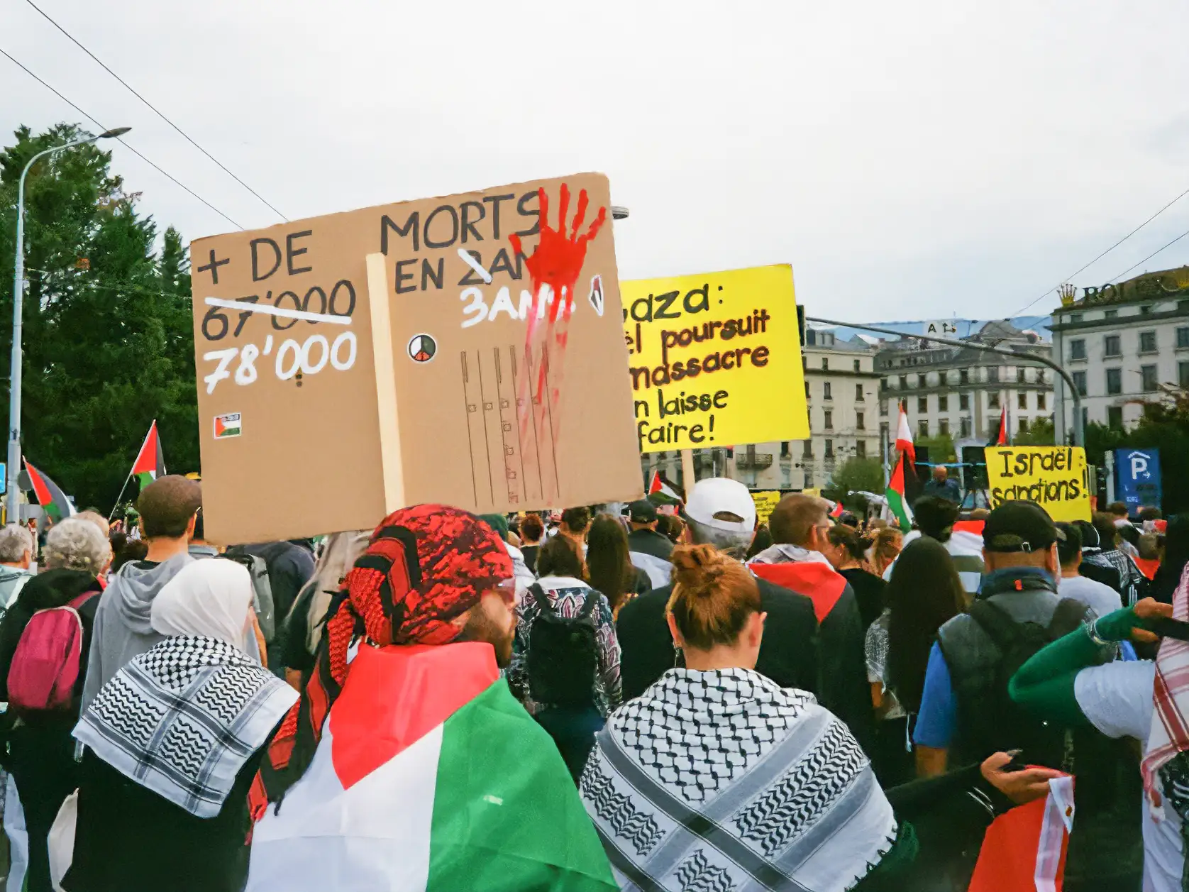 Manifestation «Stop au génocide en Palestine et au Liban», Genève, 3 octobre 2026