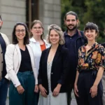 Photo de Nicolas Mercier, Élodie Lopez, Agathe Raboud Sidorenko, Mathilde Marendaz, Pierre Conscience, Joëlle Minacci et Lilian Schibli.